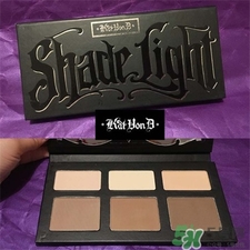 kat von d 6色修容盘色号 kat von d 6色修容盘试色